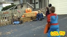 Scaring kids on HALLOWEEN... TO FUNNY FOR WORDS :) PRANKS [Full Episode]