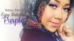 Makeup Tutorial - Easy Metalic Purple Eye makeup  | Cheryl Raissa