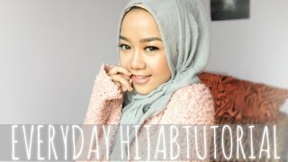 Simple Everyday Hijab Tutorial (Spesial Ramadhan ​​​ | Beauty Tutorial How to
