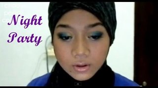 Makeup tutorial - Night Party [Blue Eye Makeup]
