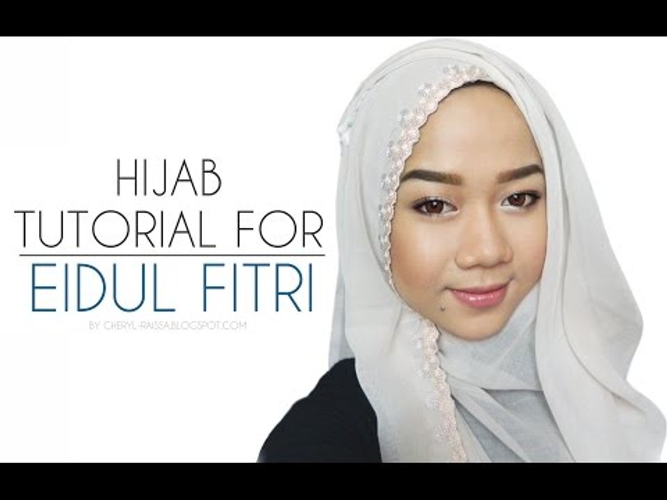 Hijab Tutorial For Eidul Fitri (Square Scarf) - Hijab Tutorial Hari Raya Idul Fitri | Cheryl Raissa