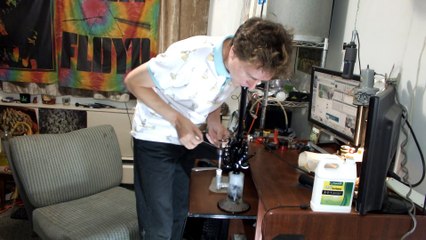 A quick Work out with Marijuana man