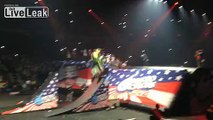 Double Front Flip on Motocross Bike Goes Wrong at Nitro Circus