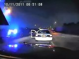 Cop Pulling Over Speeding Cop At Gunpoint