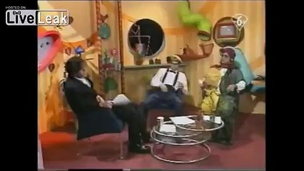 Stinky fart on live TV show