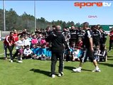 Beşiktaş antrenmanına çocuk konuklar
