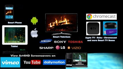 Aquarium HD  Screensaver peaceful relaxing, music sound video | art411aquarium™