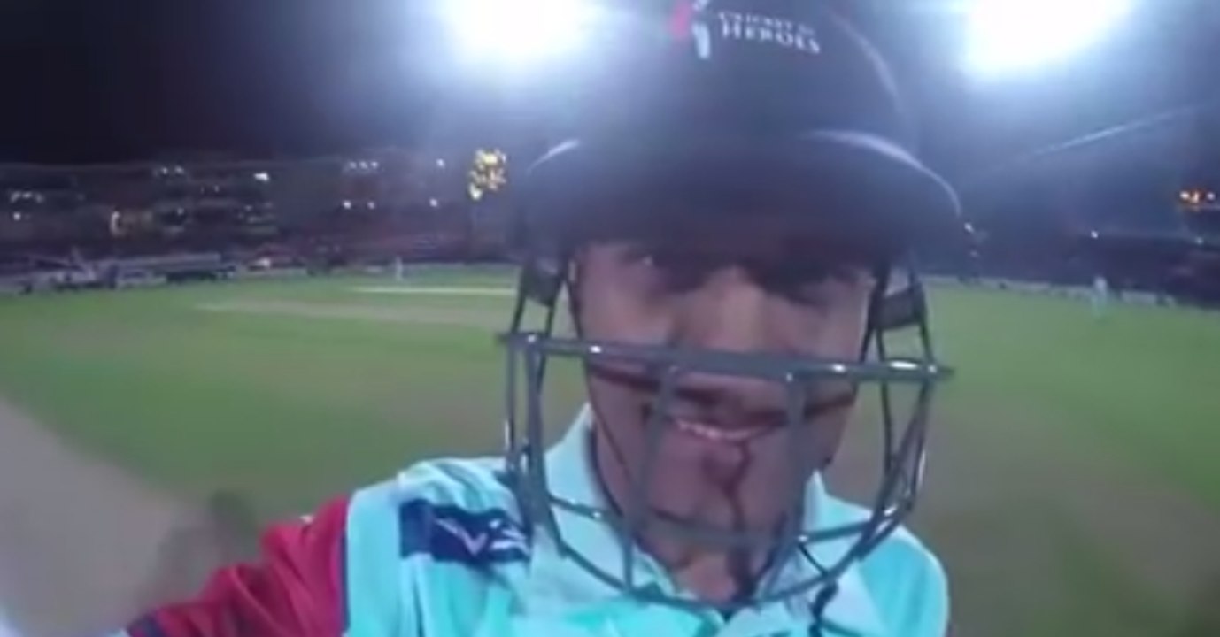 Brendon McCullum & Mahela Jayawardene batting with a GoPro