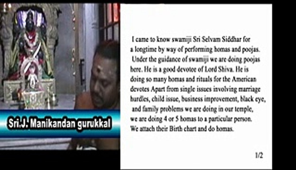 Dr. Commander Selvam  spend devotees amount to run Hindu Temple- Video20