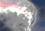 Stunning Rainbow Cloud Forms Over Costa Rica
