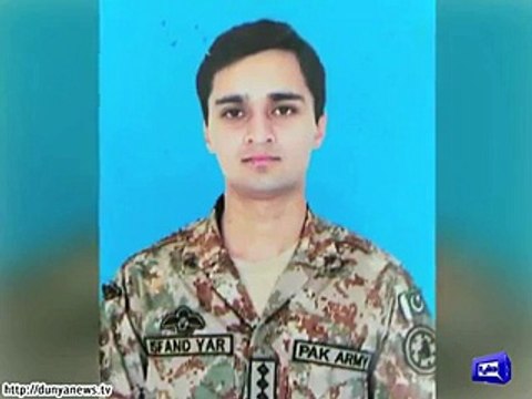 Captain Isfandyar's last Facebook status before embracing martyrdom