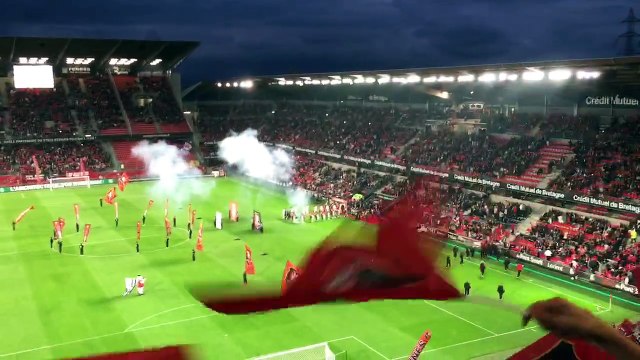 Entrée des joueurs SRFC vs LOSC