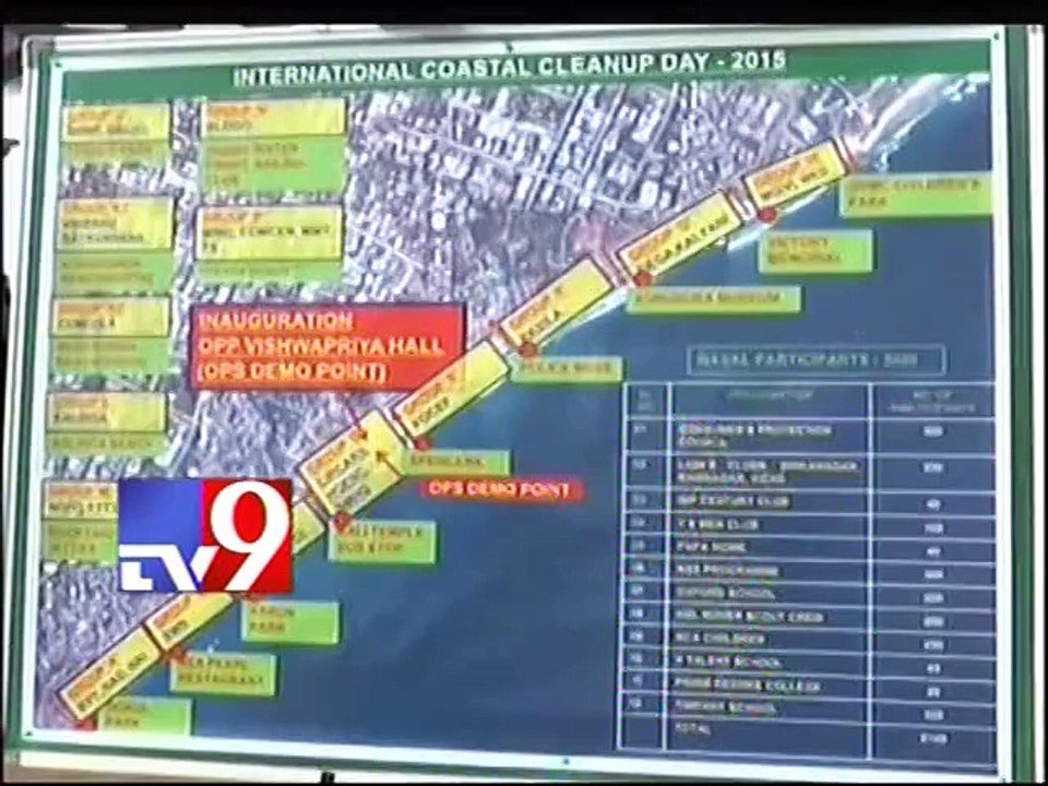 International beach cleaning day - Visakha residents clean RK Beach