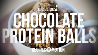 Healthy Snack Recipes - How to Make Chocolate Protein Balls