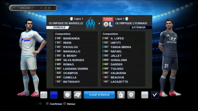 Ligue 1 - Marseille/Lyon [2015/2016] PES 2013