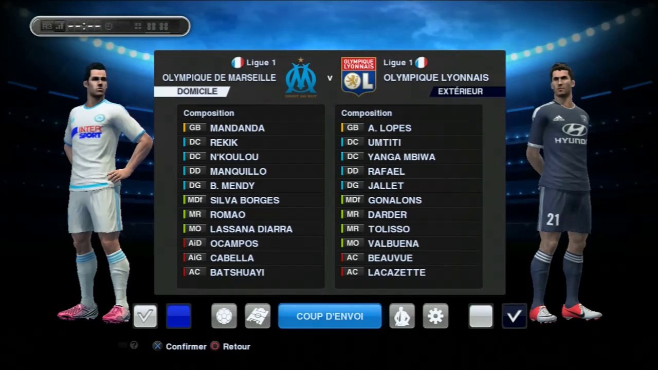 Ligue 1 - Marseille/Lyon [2015/2016] PES 2013