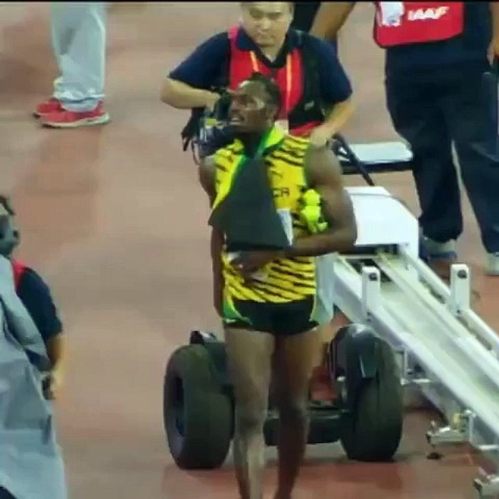 Usain Bolt getting totally floored by a wayward Segway is today's must-see TV moment
