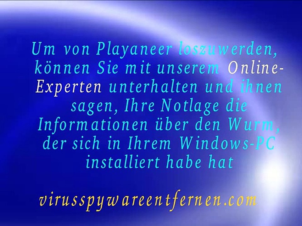 Manuelle Weg zu entfernen, Playaneer