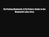 Fly Fishing Mammoth: A Fly Fishers Guide to the Mammoth Lakes Area Read Online Free