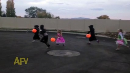 Halloween Bubble Boy Can't Keep Up