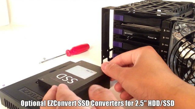 ICY DOCK Black Vortex MB074SP-1B 3.5” SATA HDD 4 in 3 Hot-Swap Module Cooler Cage Introduction