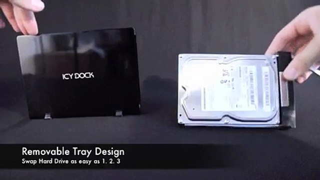 ICY DOCK MB559 Series 3.5 SATA Removable External Enclosure for Mac & PC, Media, Backup and Storage