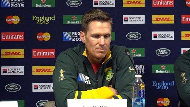 CdM 2015 - De Villiers : Ça va être un combat acharné