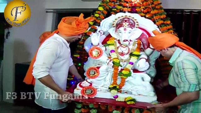 GURMEET SINGH CHOUDHARY WITH WIFE DEBINA CELEBRATES GANESH CHATURTHI