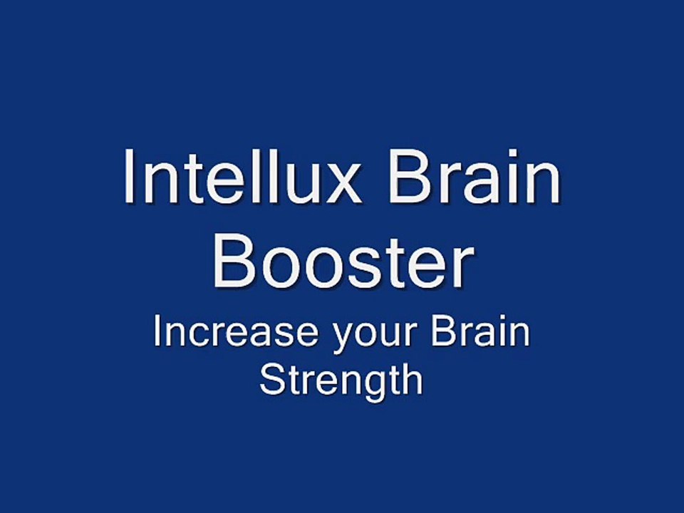 Intellux Brain Booster - Increase your Concentration Power