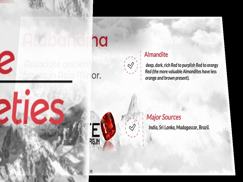 Some Different Varieties Of Hessonite Gemstone