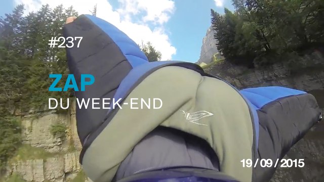 ZAP DU WEEK-END #237 : Une pause bien méritée - Seb Montaz Studio / Incroyable ligne en wingsuit / Instant Karma /