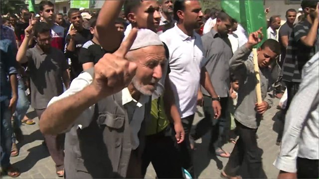 مسيرات شعبية في غزة والضفة تنديدا بانتهاك الأقصى