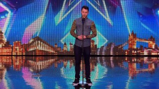 Golden boy Calum Scott hits the right note - Audition Week 1 - Britain's Got Talent 2015