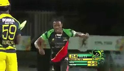 Awesome Reaction After Bowling Out The Batsman in Caribbean League - Cricket Videos