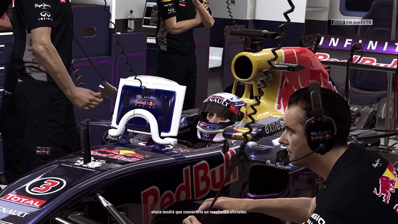F1 2015 PS4 1080p HD Clasificación a una vuelta GP de Singapur