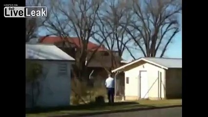 Policeman shoots kangaroo