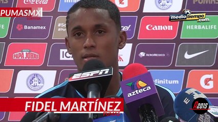 Fidel Martínez, feliz por vivir su primer Clásico