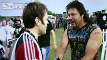 Drunken fan Meets Bruce Dickinson (Iron Maiden singer)