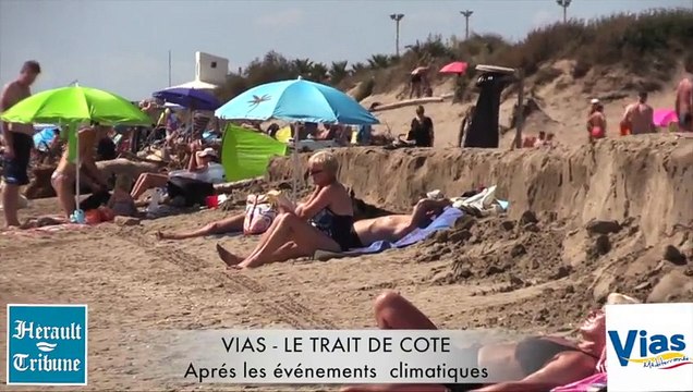 VIAS - PORTIRAGNES - 2015 - TRAIT DE COTE : Les aléas climatiques compliquent la tâche mais le projet continue