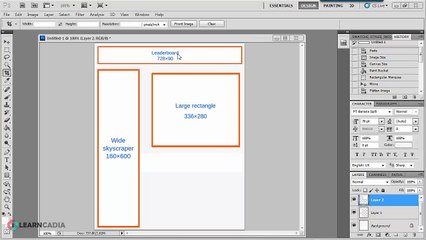 Download Video: We will be working with these 3 animated gif banner sizes to create our gif banners