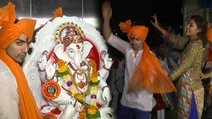 Ganpati Visarjan: Gurmeet & Debina Flaunt Their Dance Moves