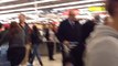 Walmart closes its doors and traps everyone inside. during Chilean Earthquake 2015