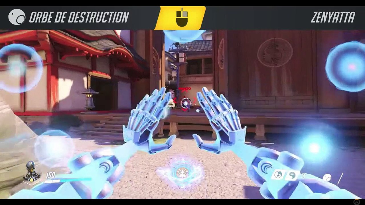 Gameplay Zenyatta Overwatch FR