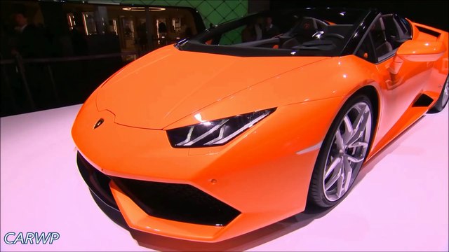 IAA 2015 - 186.450€ Lamborghini Huracán Spyder 2017 4x4 610 cv 57 mkgf 324 kmh 0-100 kmh 3,4 s @ 60 FPS