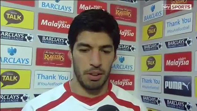 Cardiff Vs Liverpool 3-6 - Luis Suarez Interview After His Hat-Trick - March 22 2014 - [HQ]