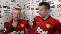 Manchester City Vs Manchester United 2-3 - Wayne Rooney & Robin Van Persie - December 9 2012