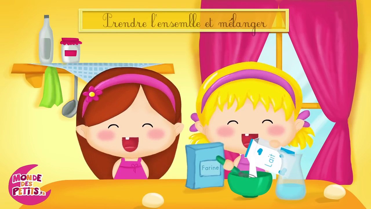 La recette des crêpes - Comptine pour la chandeleur