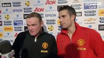 Manchester United Vs Arsenal 2-1 - Wayne Rooney & Robin Van Persie Interviews - November 3 2012