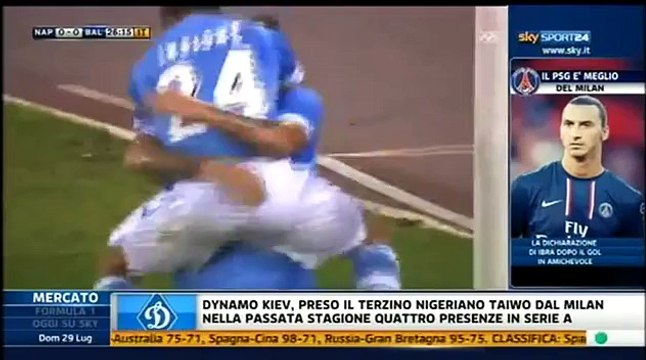Napoli Vs Bayer Leverkusen 2-1 - All Goals & Match Highlights - July 29 2012 - [High Quality]