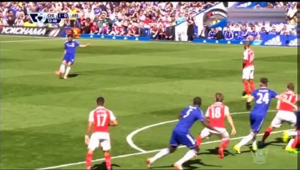 اهداف مباراة تشيلسي و الارسنال ١٩-٩-٢٠١٥